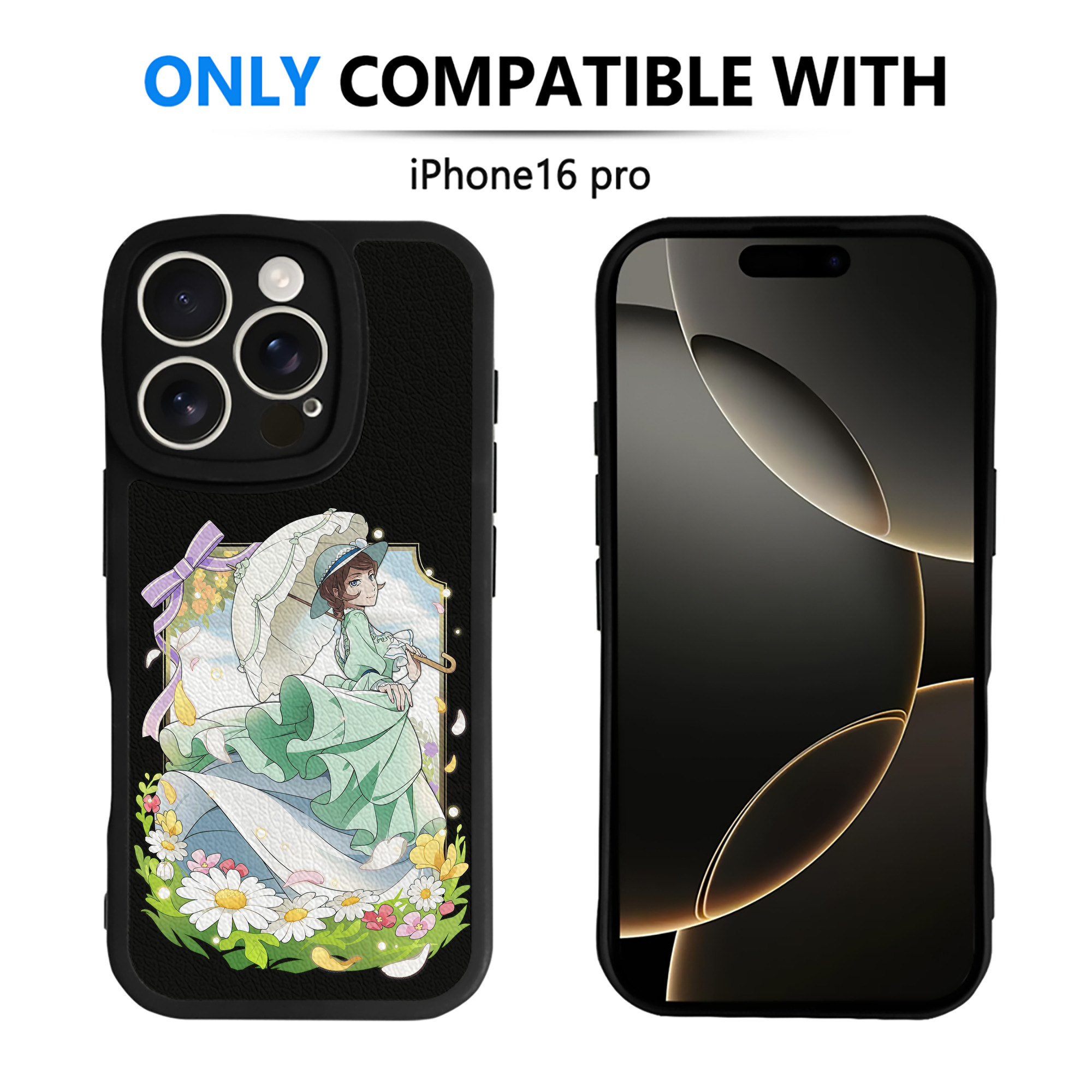 （画像用） 文豪ストレイドッグス Bungo Stray Dogs 【iPhone 16シリーズ対応】シリコンスマホケース（レザー調） 材質：シリコン